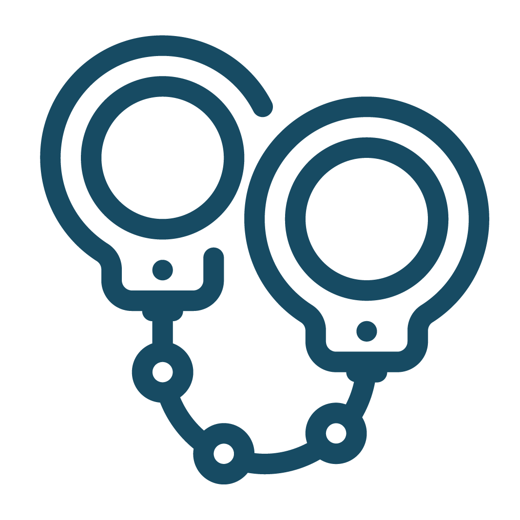 Icon of handcuffs